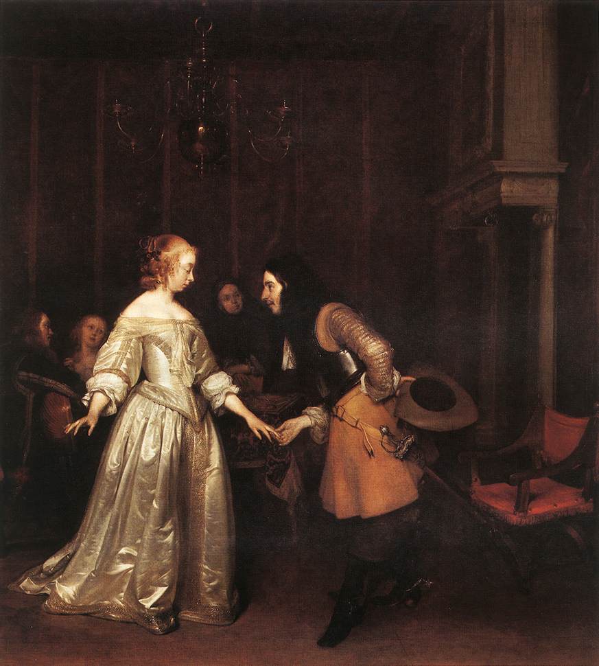 Terborch, Gerard - The Dancing Couple
